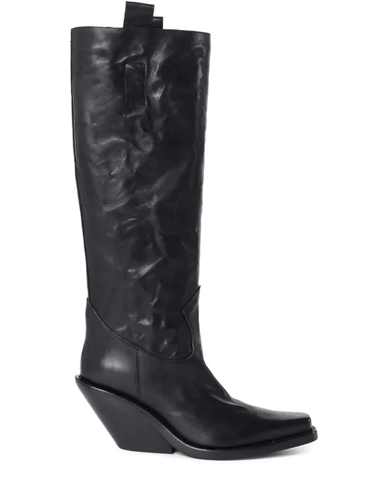Ann Demeulemeester Lidar calf-leather cowboy boots - Schwarz Schwarz