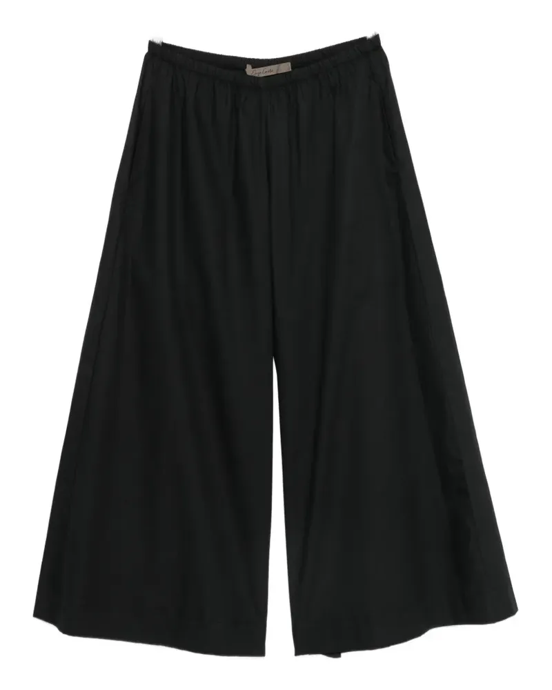 Enza Costa elasticated-waist palazzo pants - Schwarz Schwarz