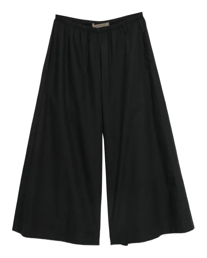 Enza Costa elasticated-waist palazzo pants - Schwarz Schwarz