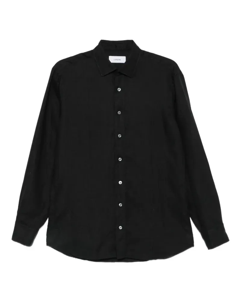 LARDINI Dante Langarmshirt - Schwarz Schwarz