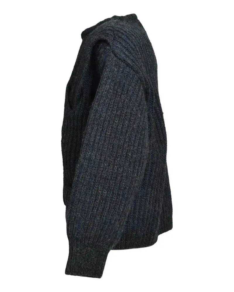 Magliano 3D Pullover mit Zopfmuster - Grau Grau