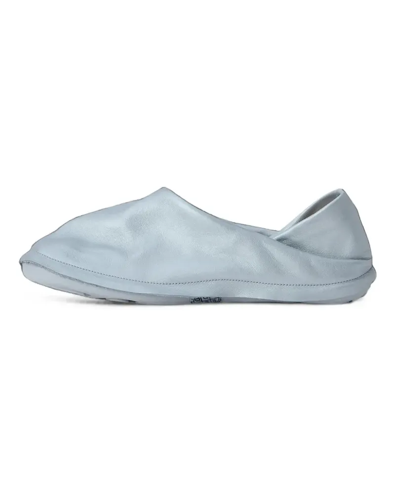 Camper x ISSEY MIYAKE Peu Form leather slippers - Silber Silber