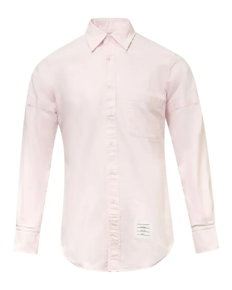Thom Browne long-sleeve button-down shirt - Rosa Rosa