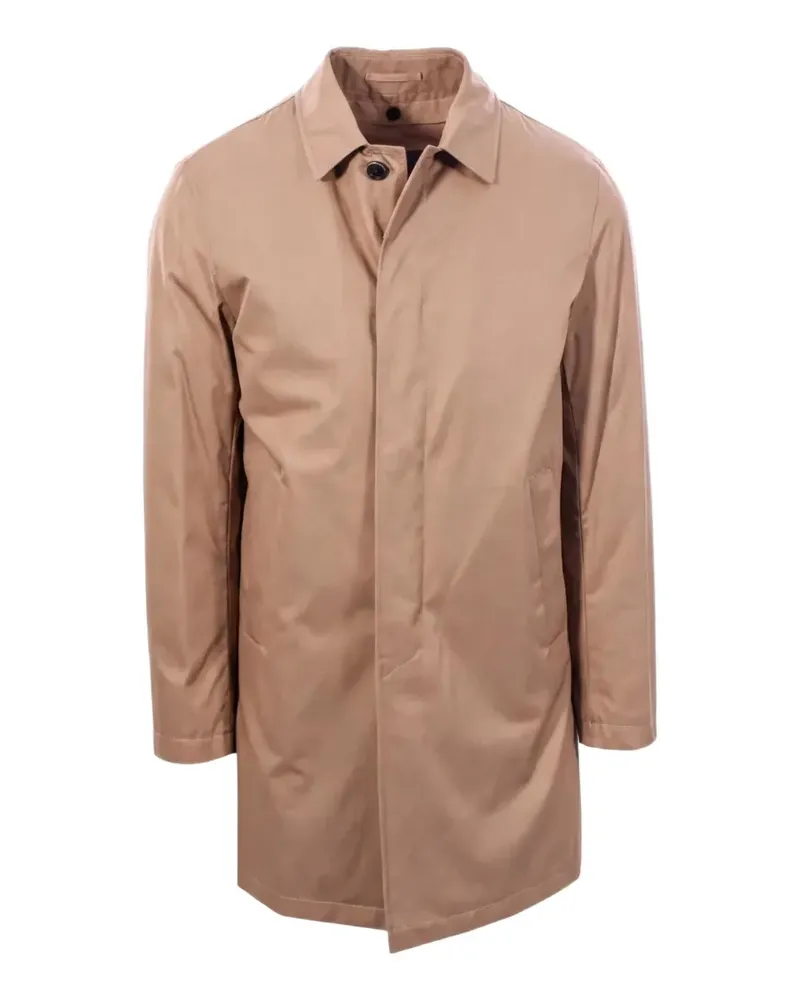 Herno single-breasted car coat - Nude Nude