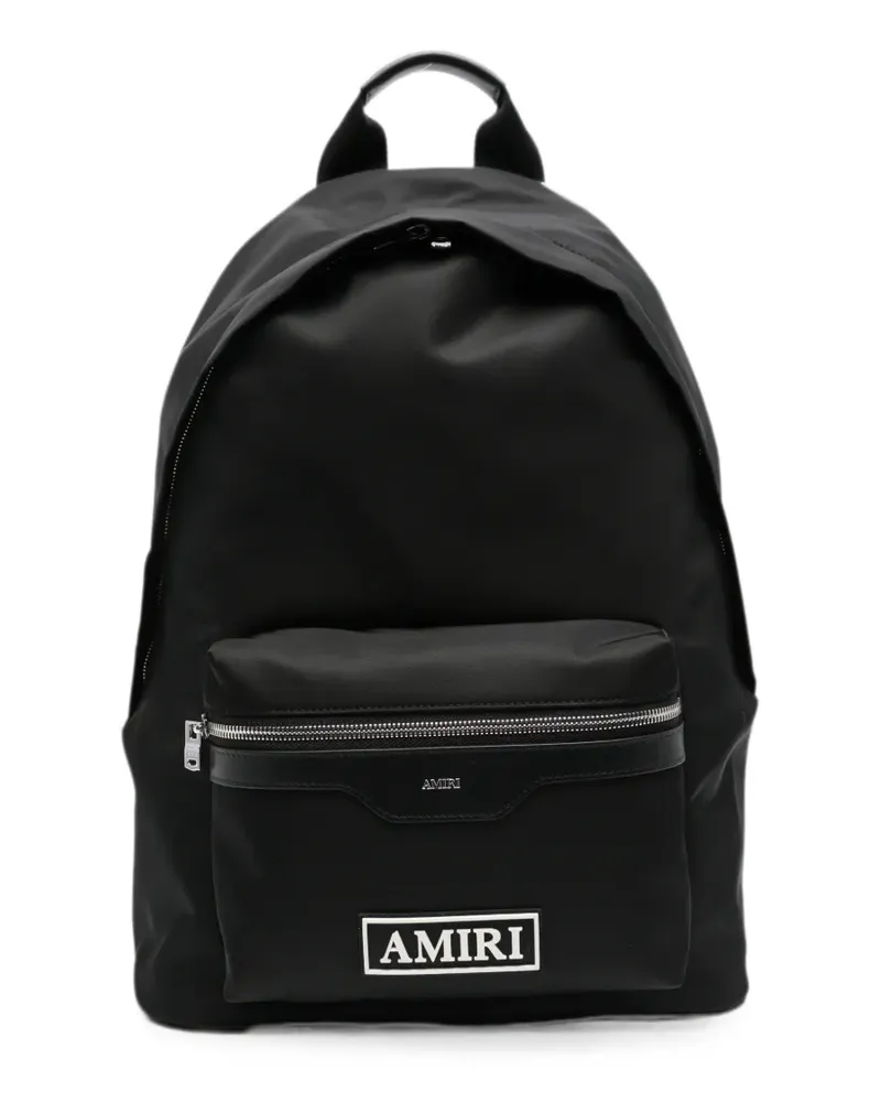 Amiri logo-patch zip-fastening backpack - Schwarz Schwarz