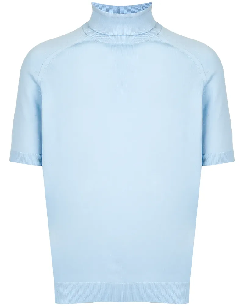 Ports V Pullover mit Rollkragen - Blau Blau