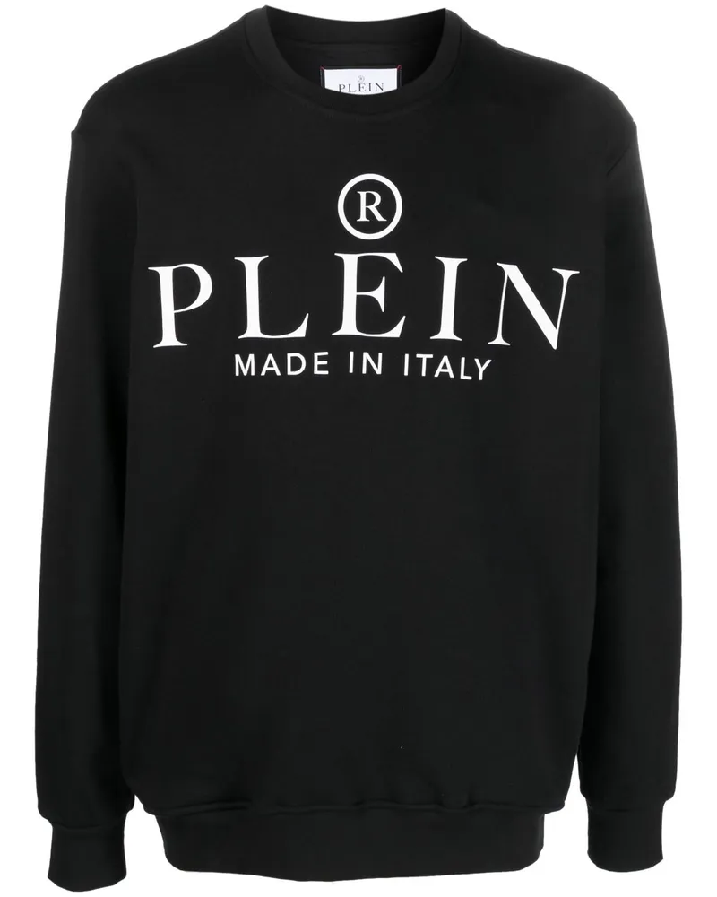 Philipp Plein Gerippter Pullover - Schwarz Schwarz