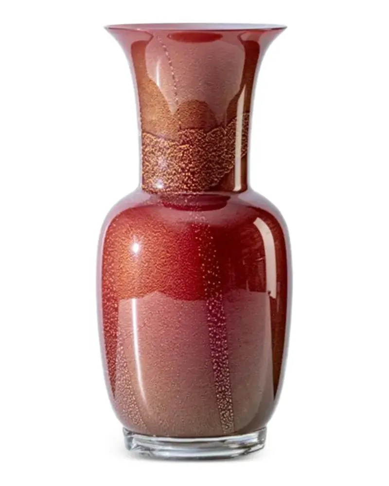 Venini Opalino Vase - Rot Rot