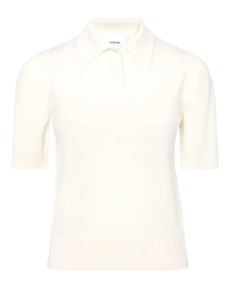 LARDINI Pullover mit Poloshirtkragen - Nude Nude