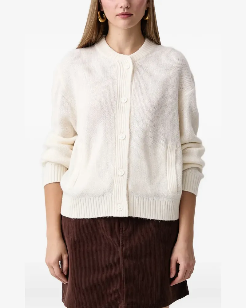 Vans teddy round-neck cardigan - Weiß Weiß