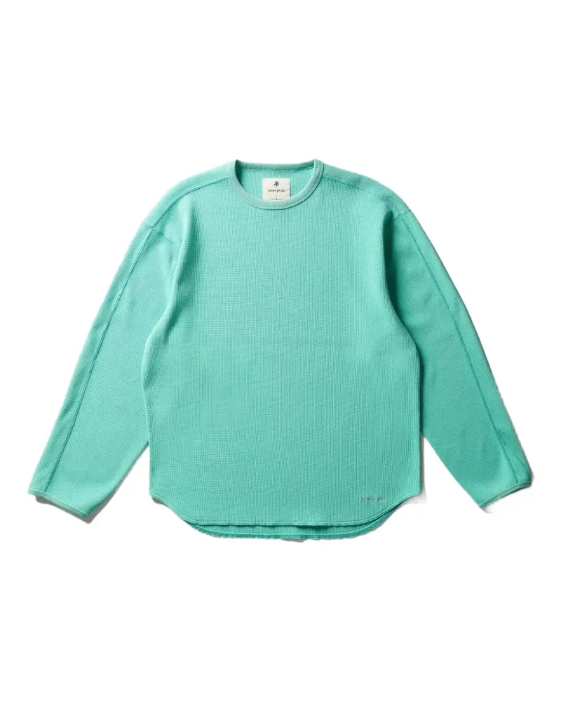 Snow Peak Dry Waffle long-sleeve T-Shirt - Grün Grün