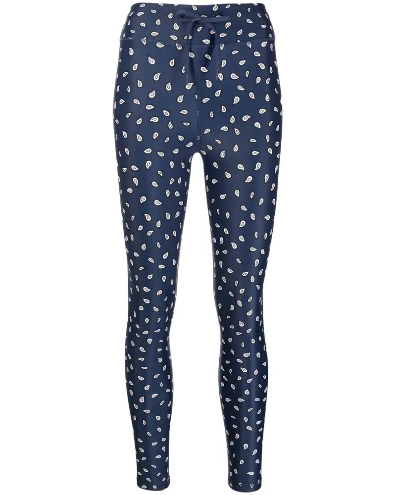 The Upside Leggings mit Paisley-Print - Blau Blau