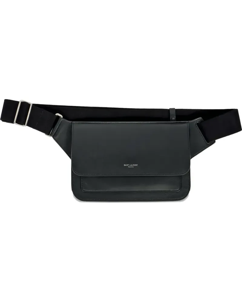 Yves Saint Laurent Paris leather belt bag - Schwarz Schwarz