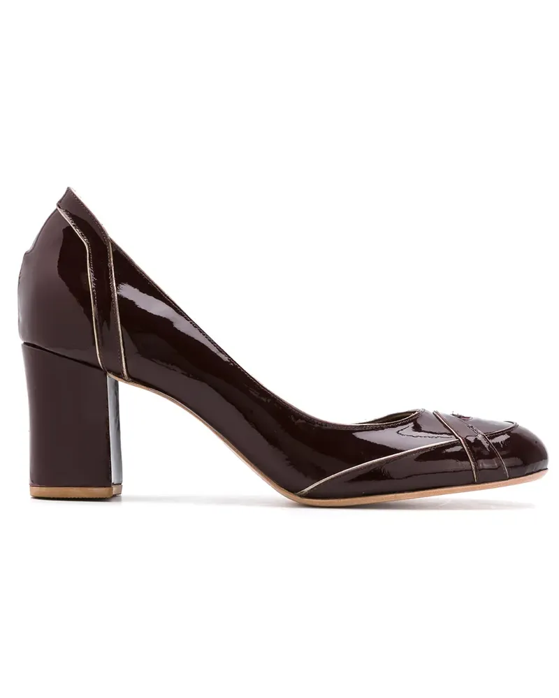Sarah Chofakian Pumps aus Leder - Braun Braun