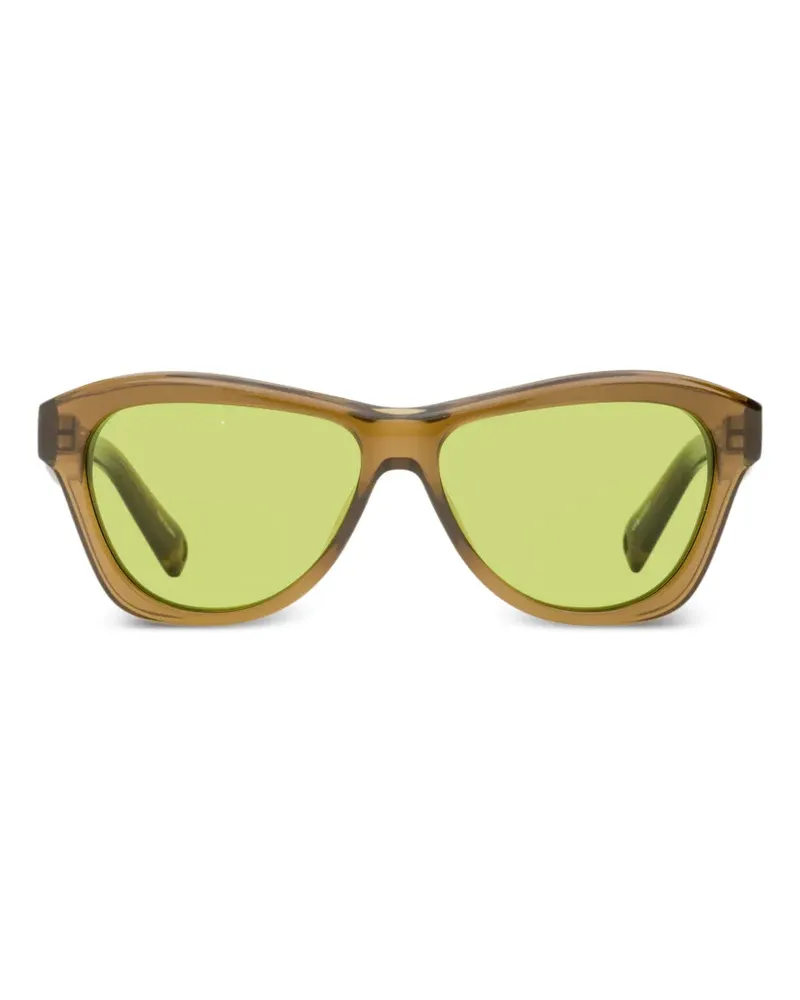 Jacquemus Palmier Sonnenbrille - Braun Braun