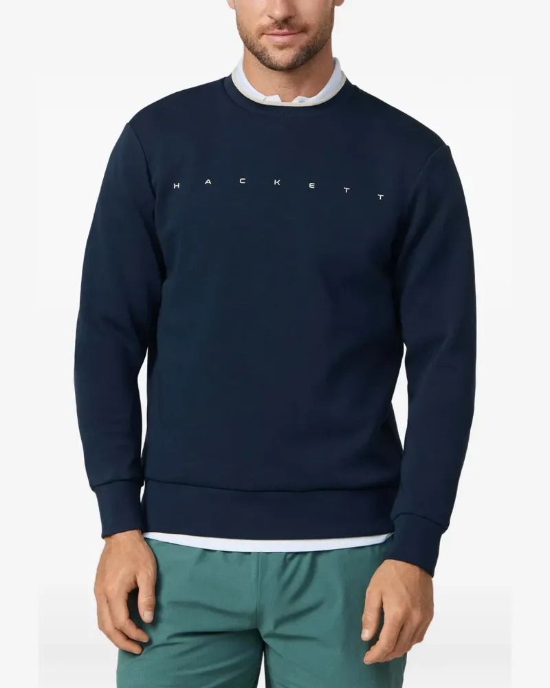 Hackett Pullover mit Logo-Print - Blau Blau