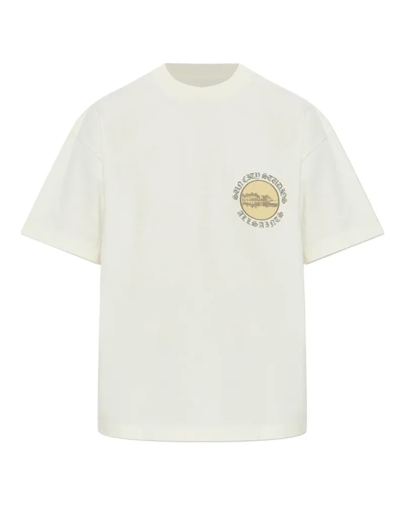 AllSaints Sun City T-shirt - Weiß Weiß