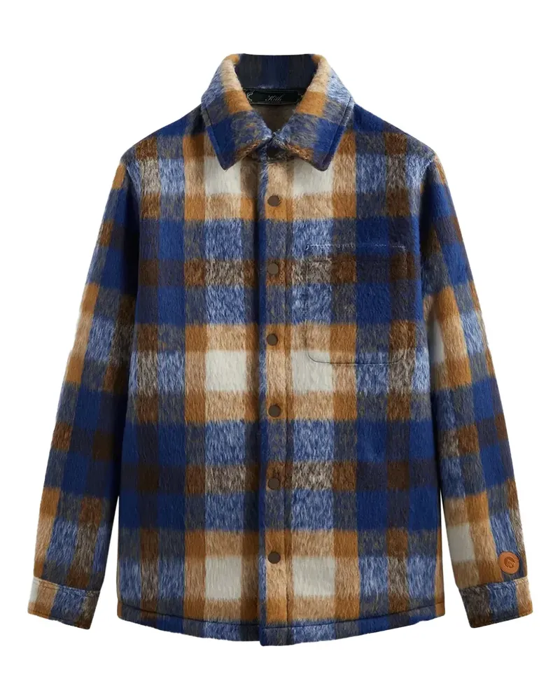 KITH Karierte Hemdjacke - Blau Blau