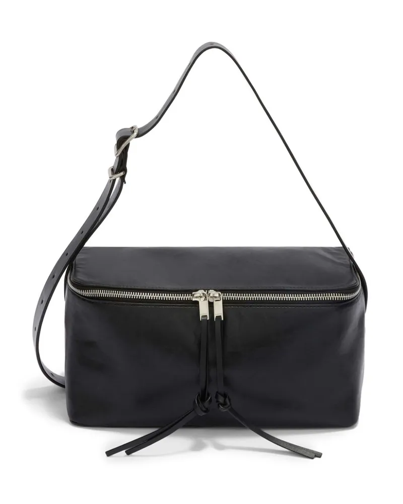 Jil Sander Mittelgroße Schultertasche - Schwarz Schwarz