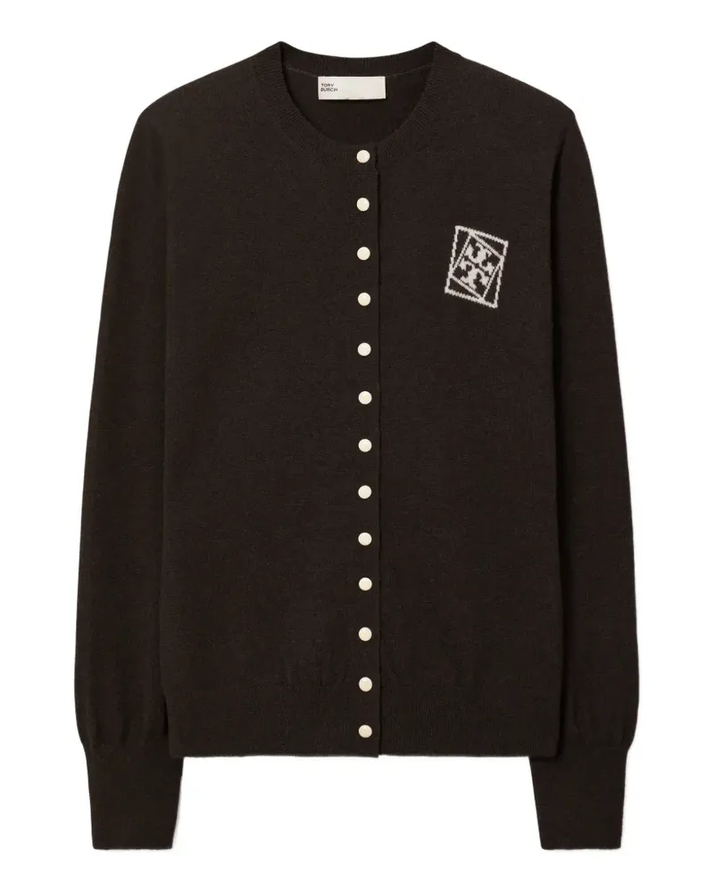 Tory Burch Cardigan aus Wolle - Schwarz Schwarz