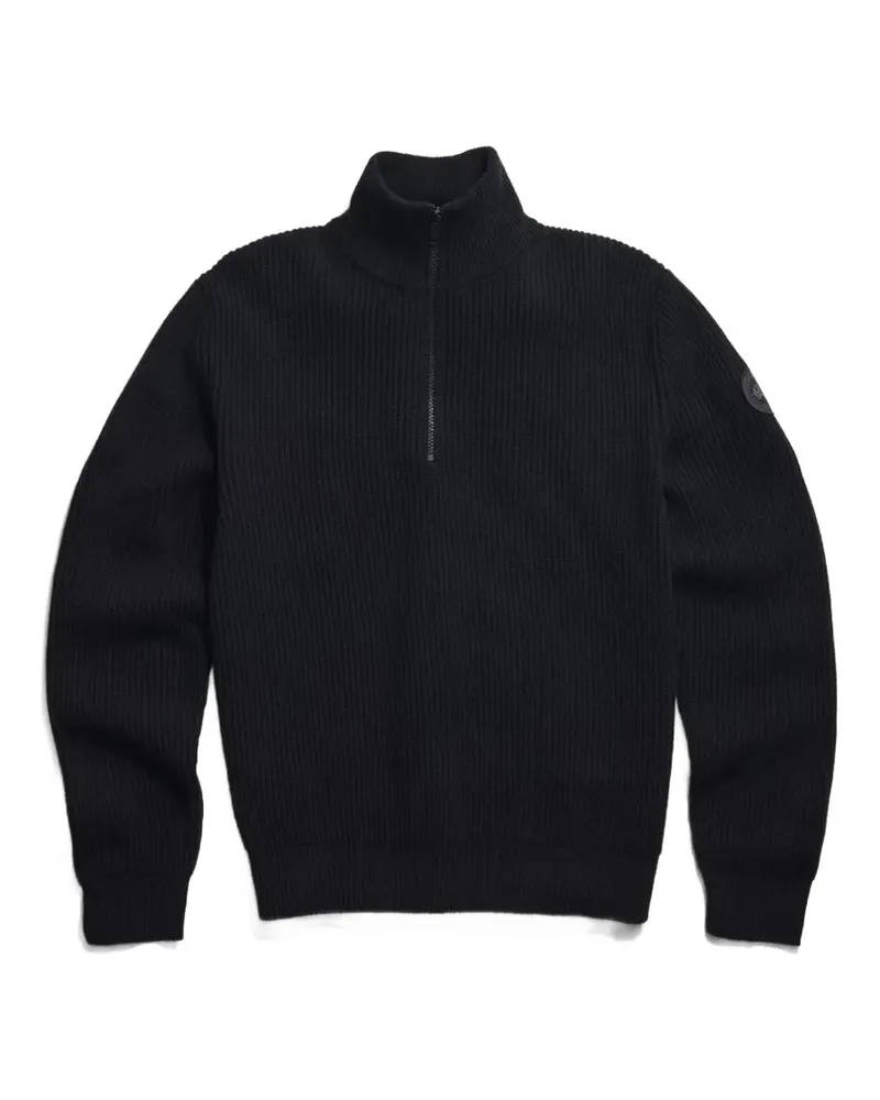 Canada Goose McKinney Pullover mit Reißverschluss - Schwarz Schwarz