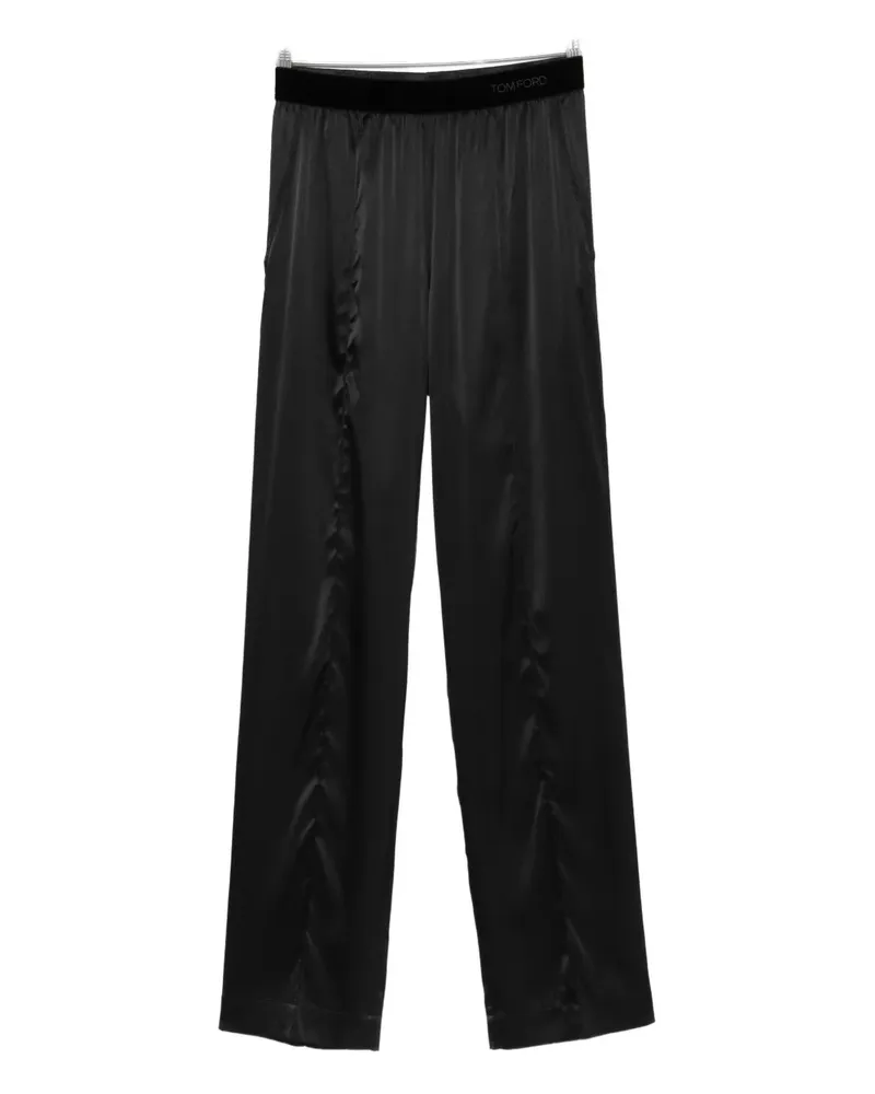 Tom Ford Pyjama-Hose aus Seide - Schwarz Schwarz