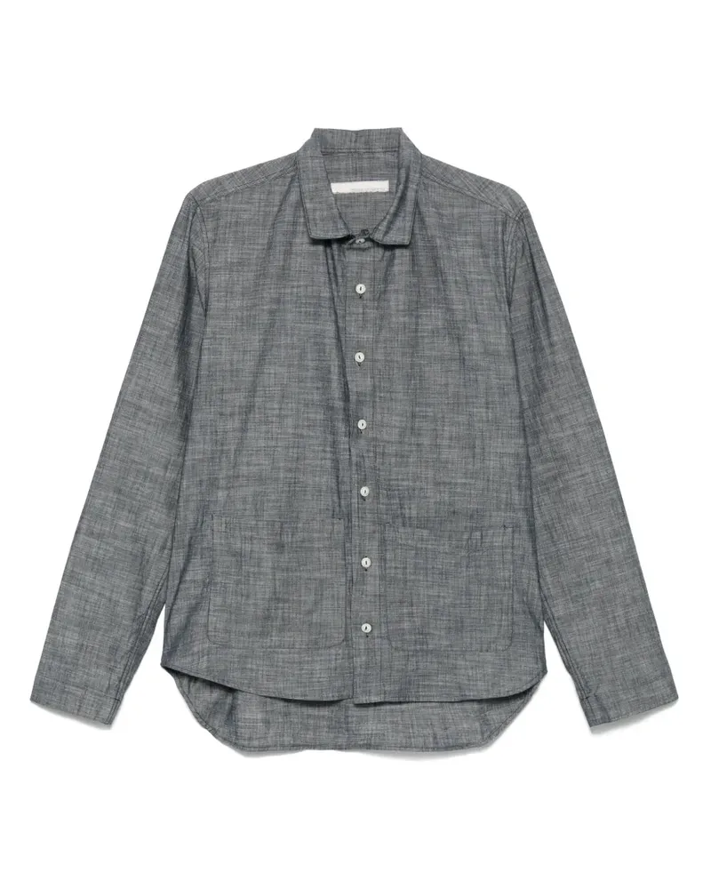 Original Vintage Style Raul Hemd - Blau Blau