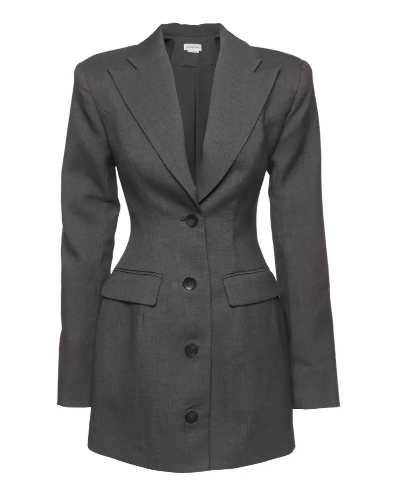 Lovers + Friends long-sleeve blazer mini dress - Grau Grau