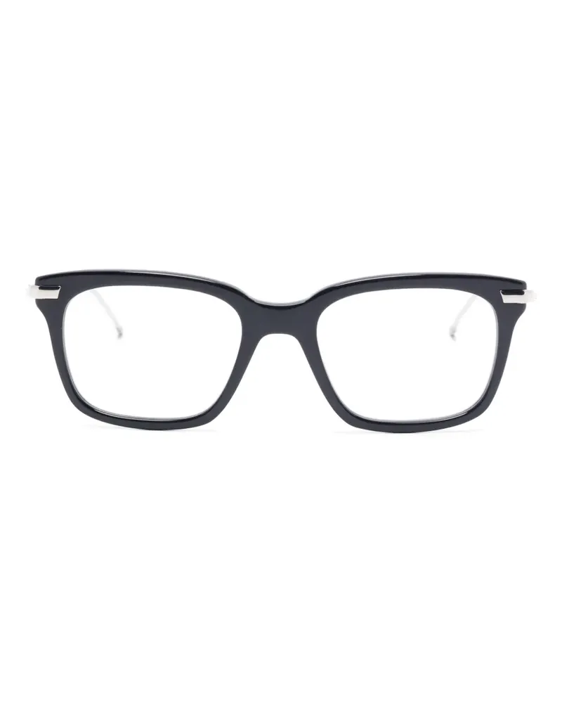 Thom Browne Brille mit eckigem Gestell - Schwarz Schwarz