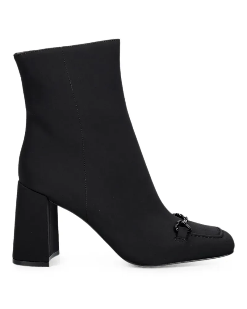 Moschino Stiefeletten mit Horsebit-Absatz - Schwarz Schwarz