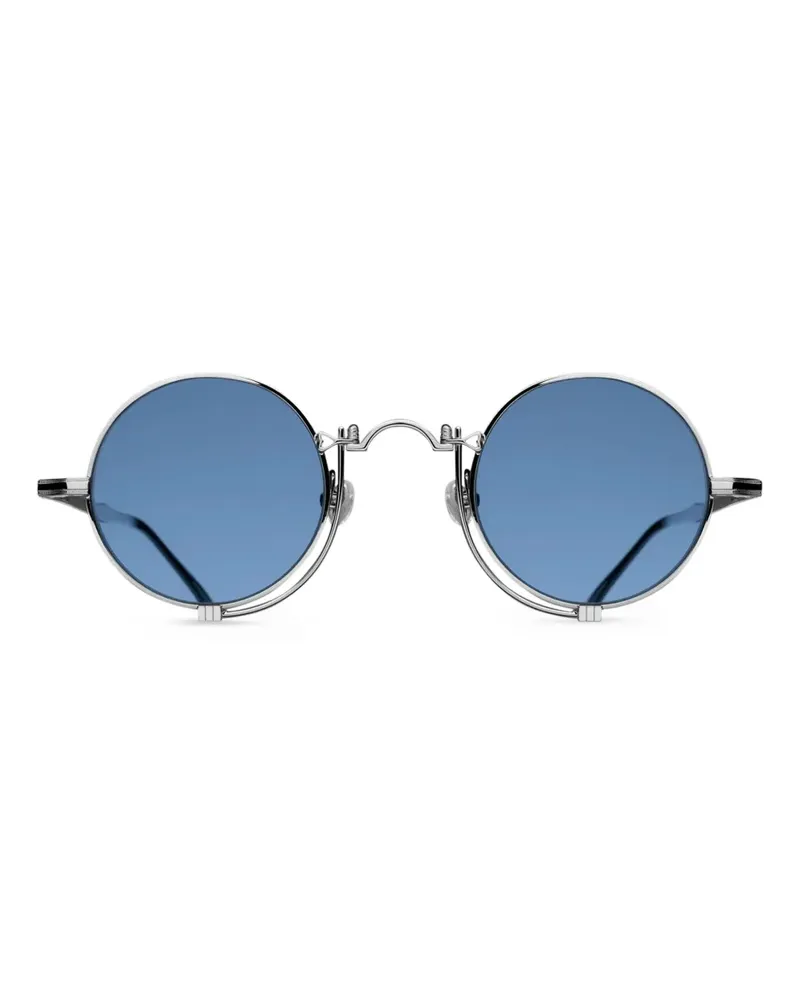 MATSUDA Sonnenbrille mit runden Gläsern - Silber Silber
