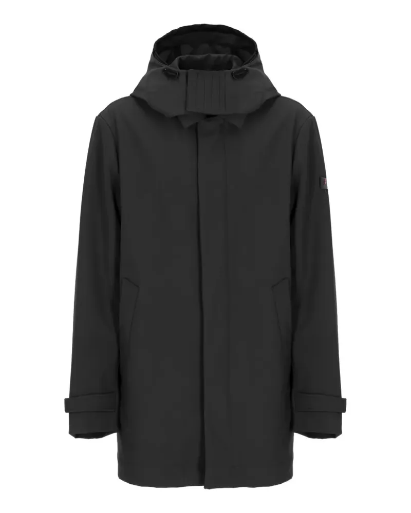 Peuterey Mantel mit Kapuze - Schwarz Schwarz