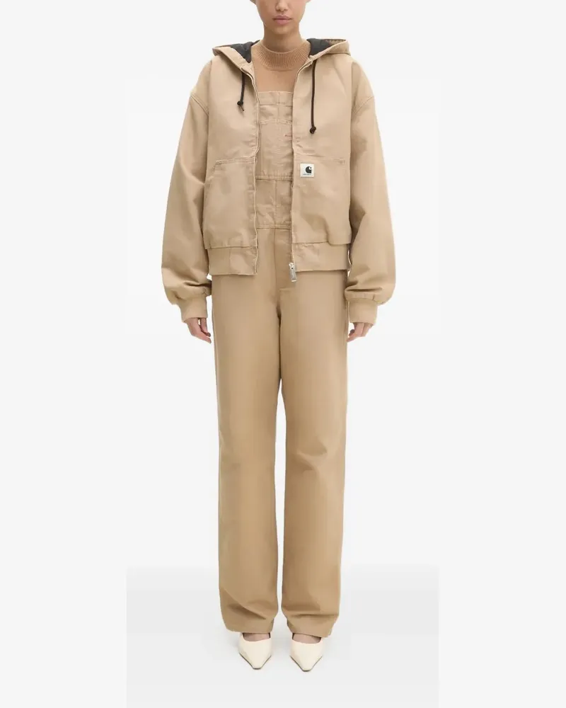 Carhartt WIP W' Bio-Baumwoll-Latzhose - Braun Braun