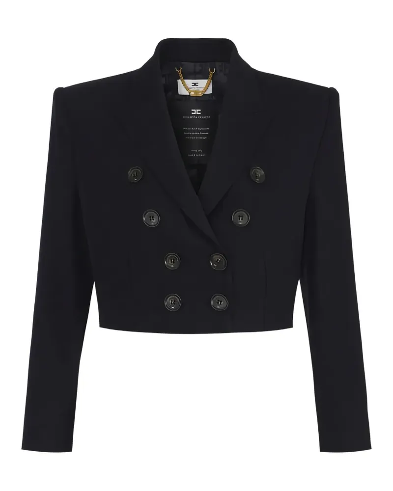 Elisabetta Franchi double-breasted jacket - Schwarz Schwarz