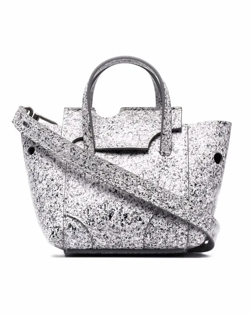 OFF-WHITE Burrow-16 Handtasche - Weiß Weiß
