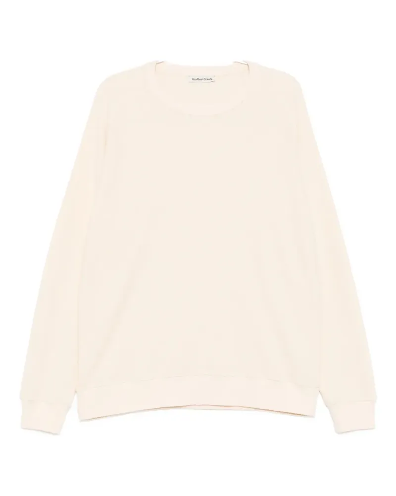 YMC Almost Grown sweatshirt - Nude Nude