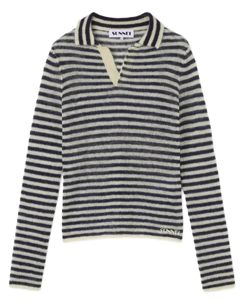 SUNNEI Gestreiftes Poloshirt - Blau Blau
