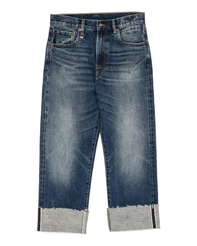 R13 Jeans mit Selvedge-Bündchen - Blau Blau