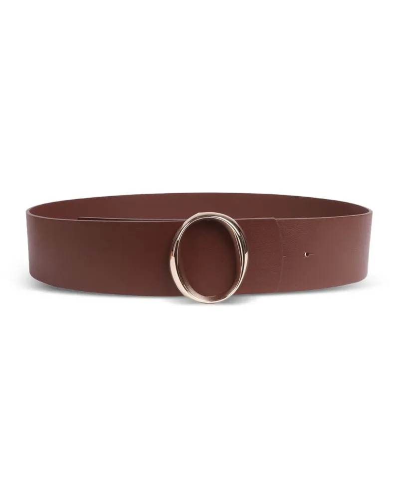 Orciani Liberty oval-buckle belt - Braun Braun