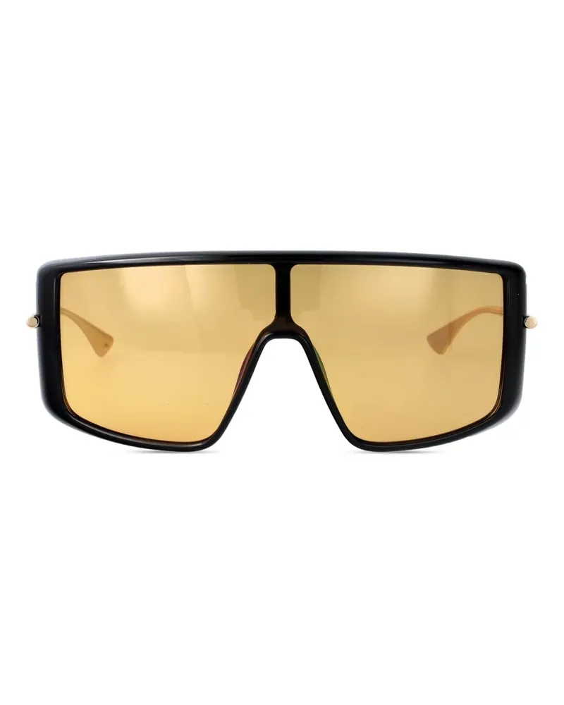 Alexander McQueen T-Bar Sonnenbrille - Schwarz Schwarz