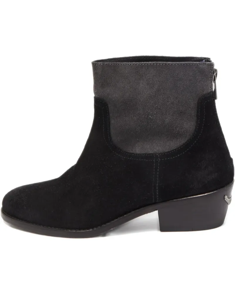 Zadig & Voltaire 2024 Teddy-Stiefel - Schwarz Schwarz