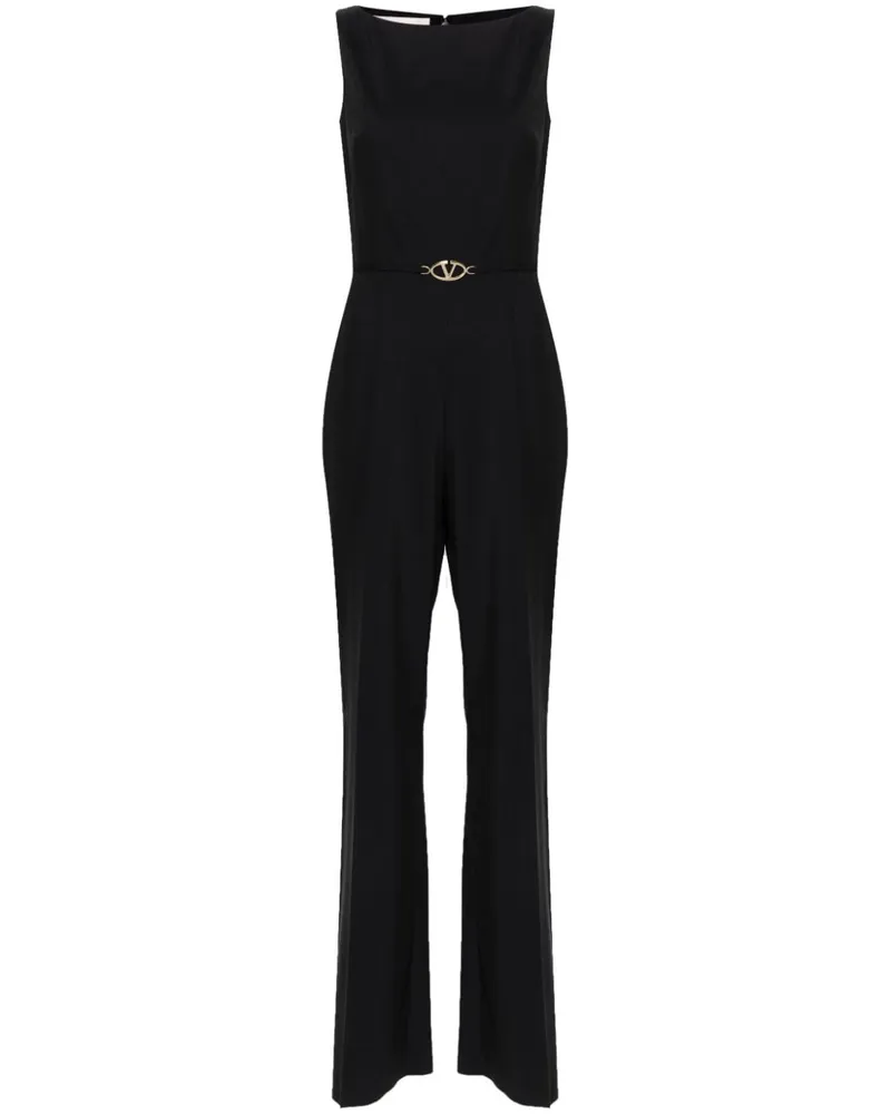 Valentino Garavani Jumpsuit mit V-Logo - Blau Blau