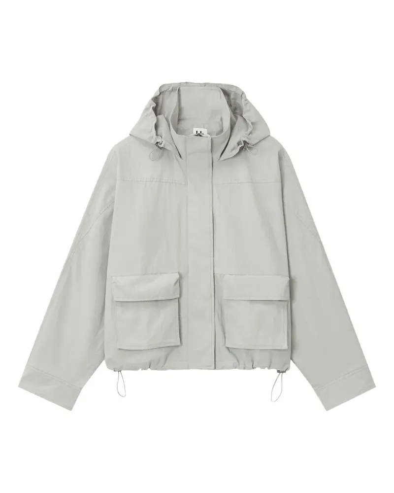 b+ab Oversized-Hoodie - Grau Grau