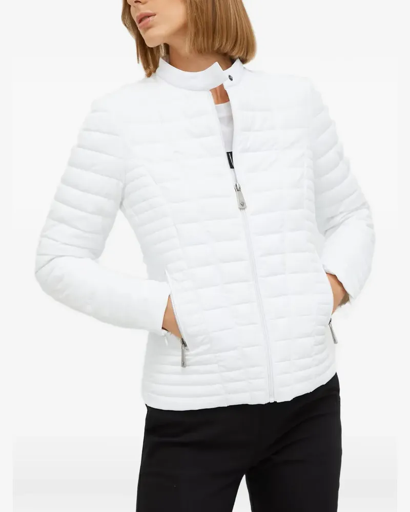 Guess Gesteppte Jacke mit Reißverschluss - Weiß Weiß