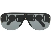 Getönte Pilotenbrille - Schwarz