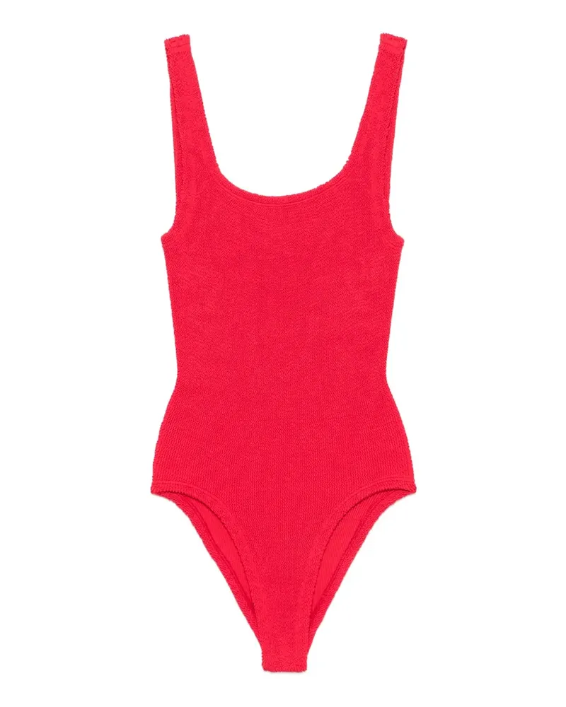 Hunza G crinkle-effect swimsuit - Rot Rot