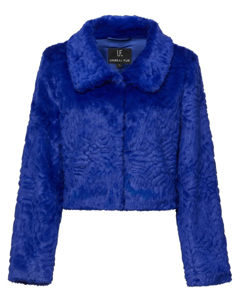 UNREAL FUR Polaris Cropped-Jacke Blau