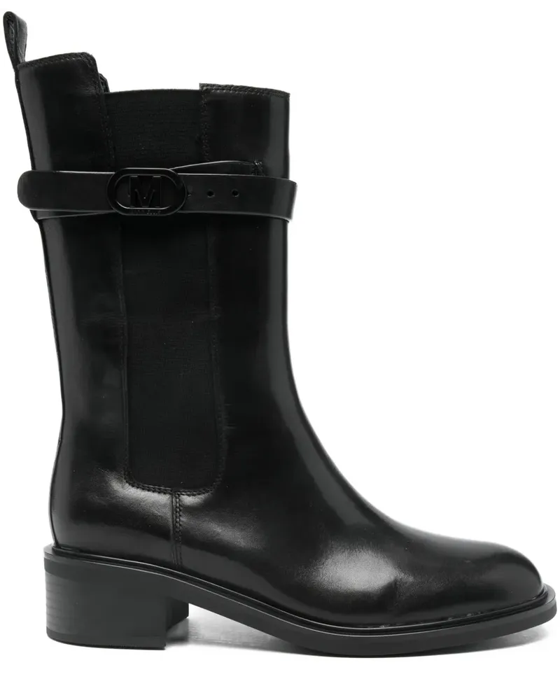 MARC ELLIS Stiefel mit Schnalle 40mm - Schwarz Schwarz