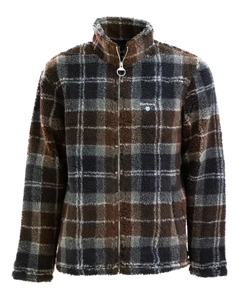 Barbour Jacke mit Schottenkaromuster - Braun Braun