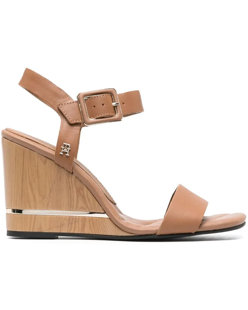Tommy Hilfiger Sandalen mit Metallic-Detail - Braun Braun